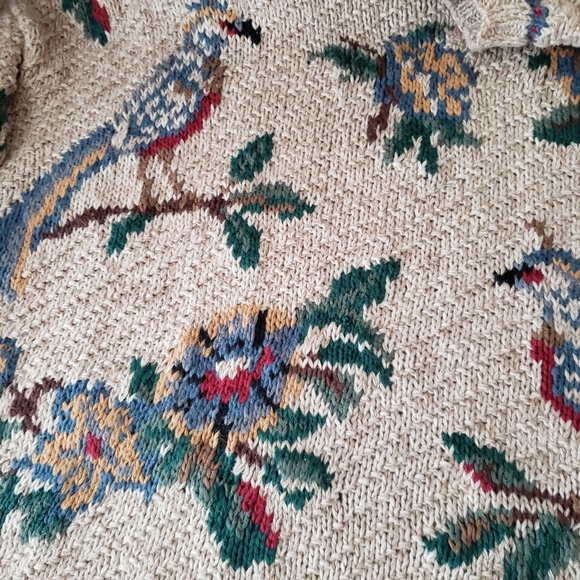 Vintage Bushwacker Floral Knit Sweater - Picture 13 of 15